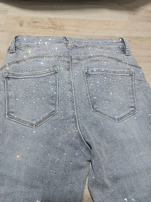 JEANS STRASS PUSH UP
