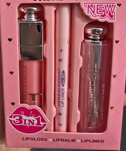 3 in 1 LIP GLOW - LIPGLOSS, LIPBALM, LIPLINER