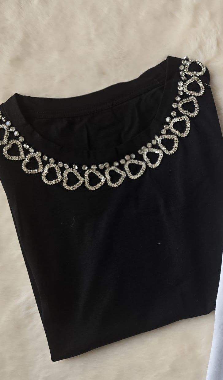 MAGLIA CUORI CHIC - 2 COLORI