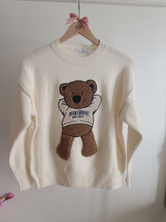 MAGLIONE TEDDY LOVE