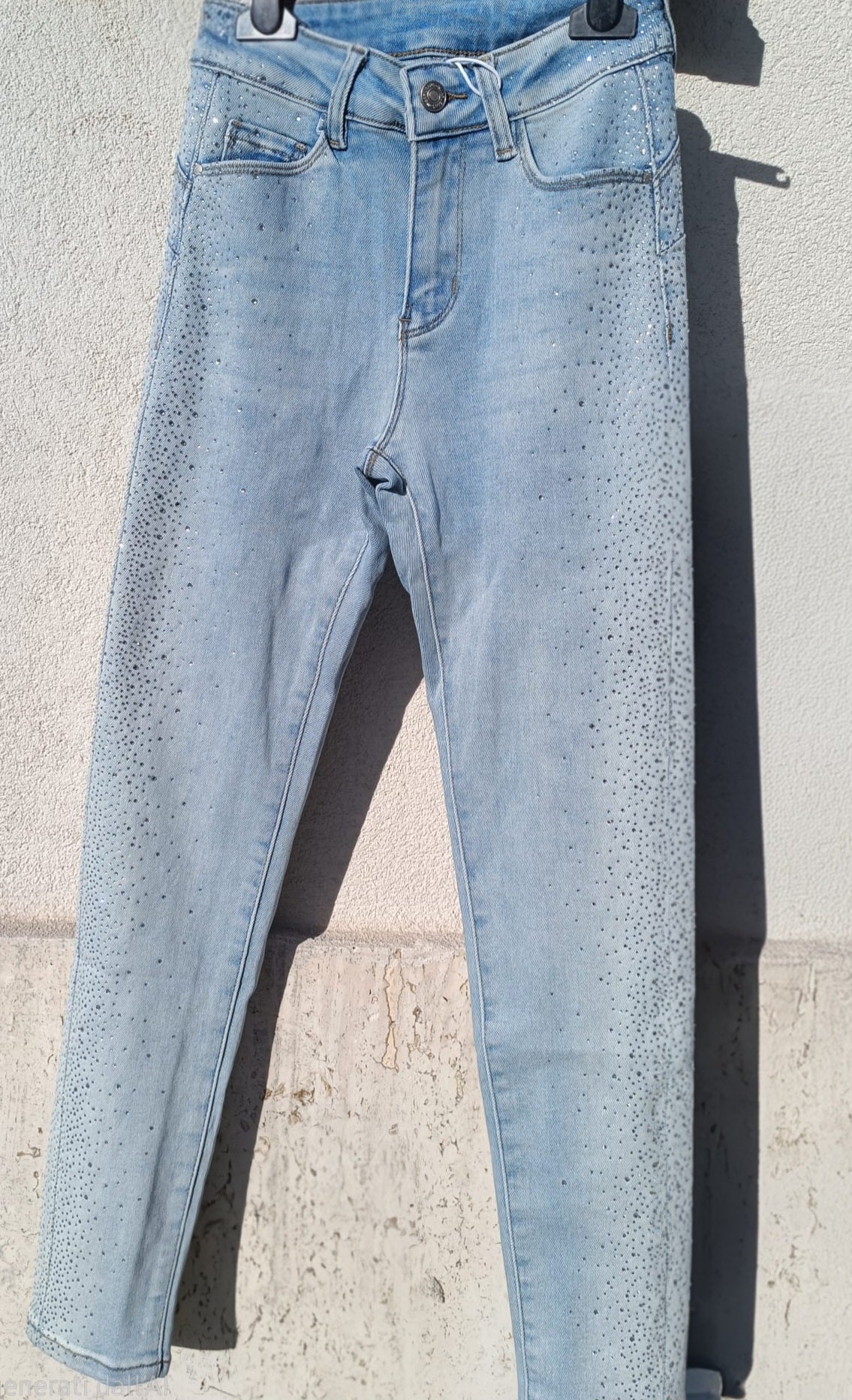 JEANS STRASS LATERALI PUSH UP GALASSIA SKINNY