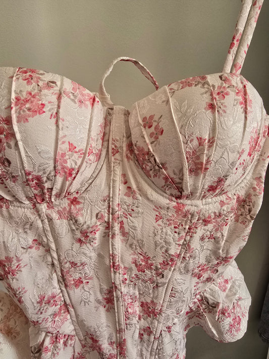 CORSETTO MODELLANTE FLOWERS