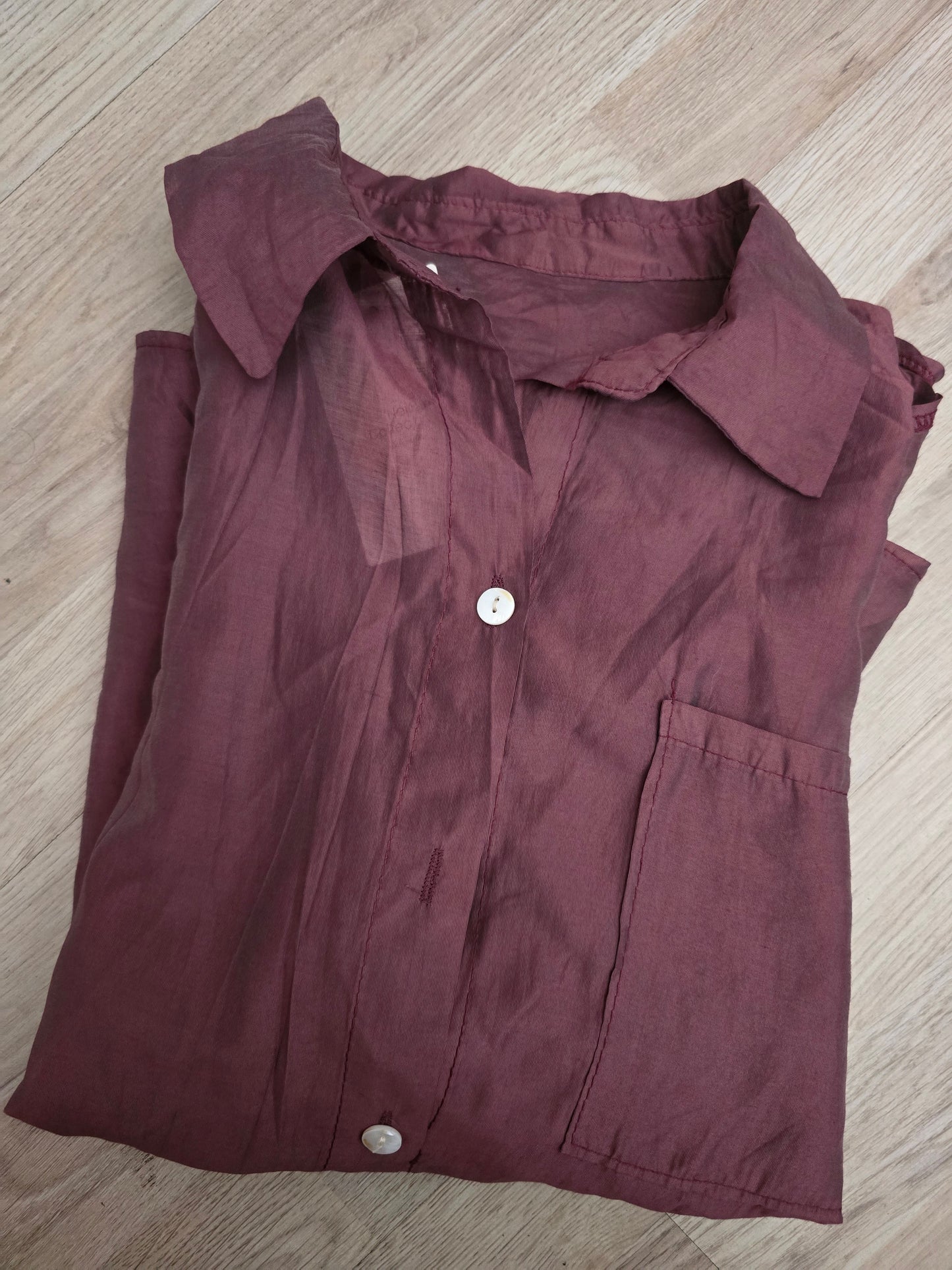 CAMICIA SEMIVELATA