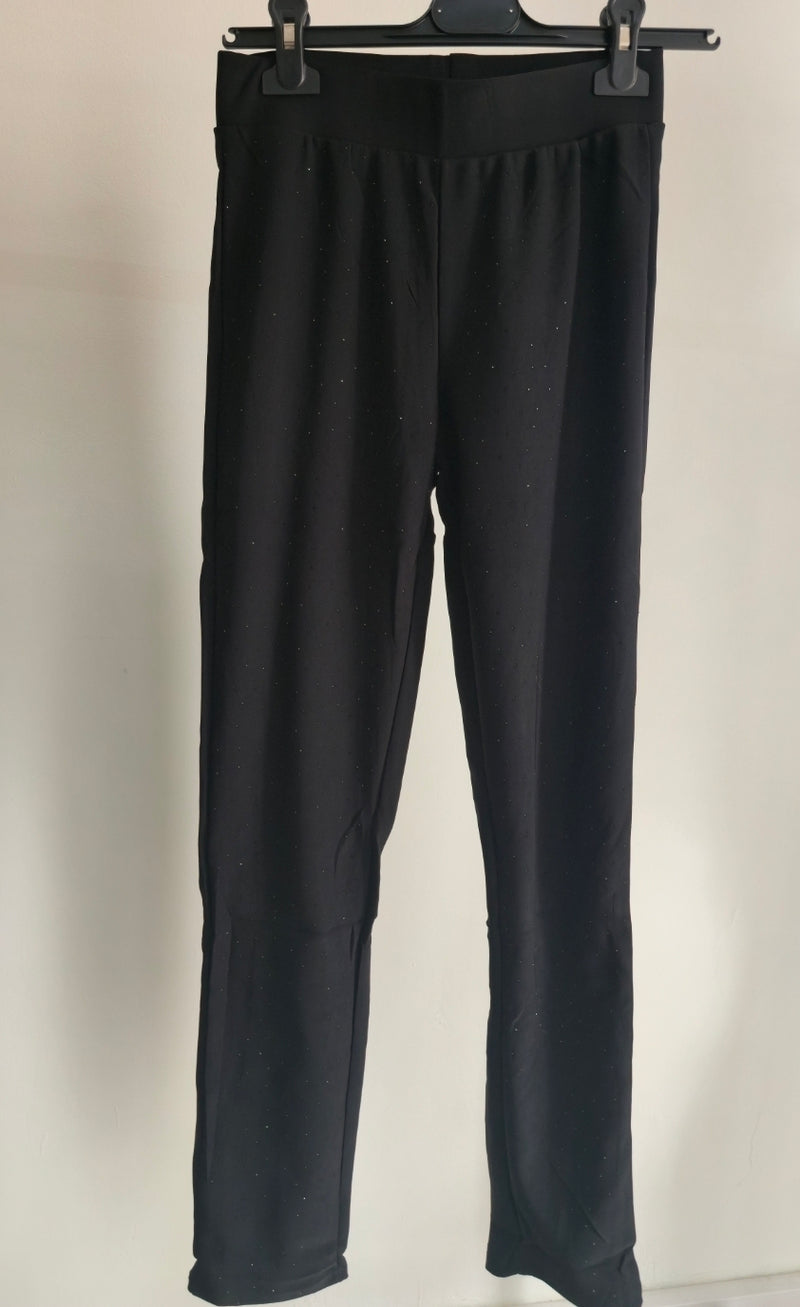 LEGGINGS GLITTER NERI