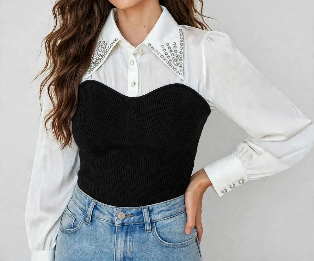 CAMICIA CORSETTO PREZIOSO
