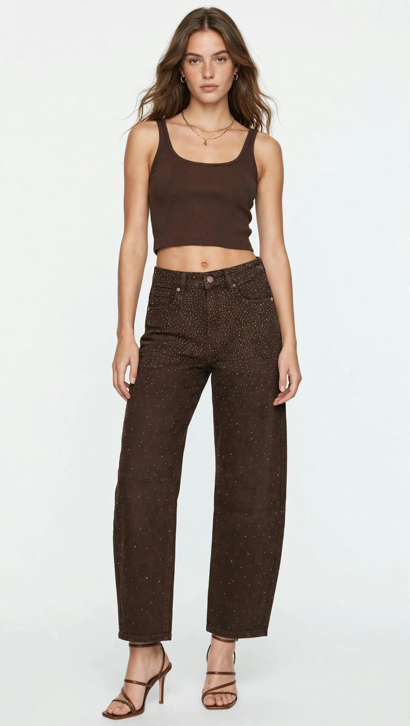 JEANS CHOCO BRILLA