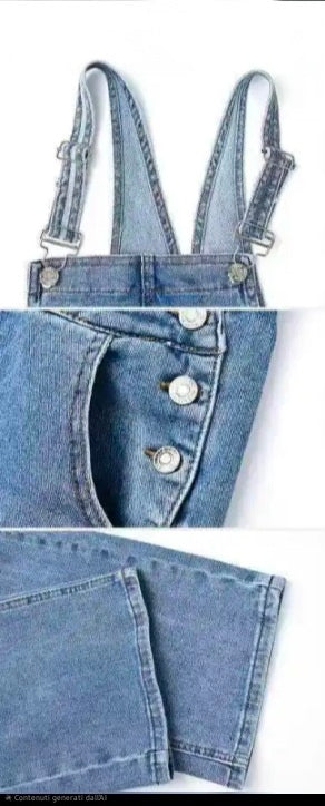 SALOPETTE IN DENIM