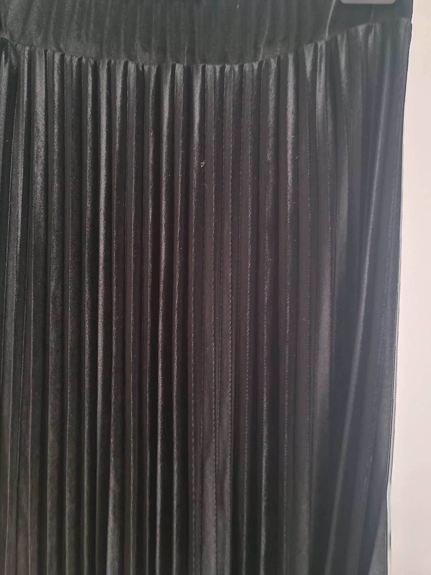 GONNA LUNGA VELLUTO PLISSETTATA