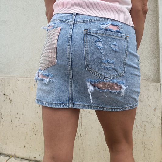 GONNA PINK TASCA GLITTER