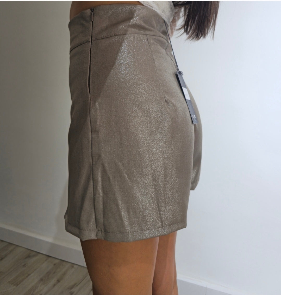 GONNA A PANTALONCINO SKORT GLITTER