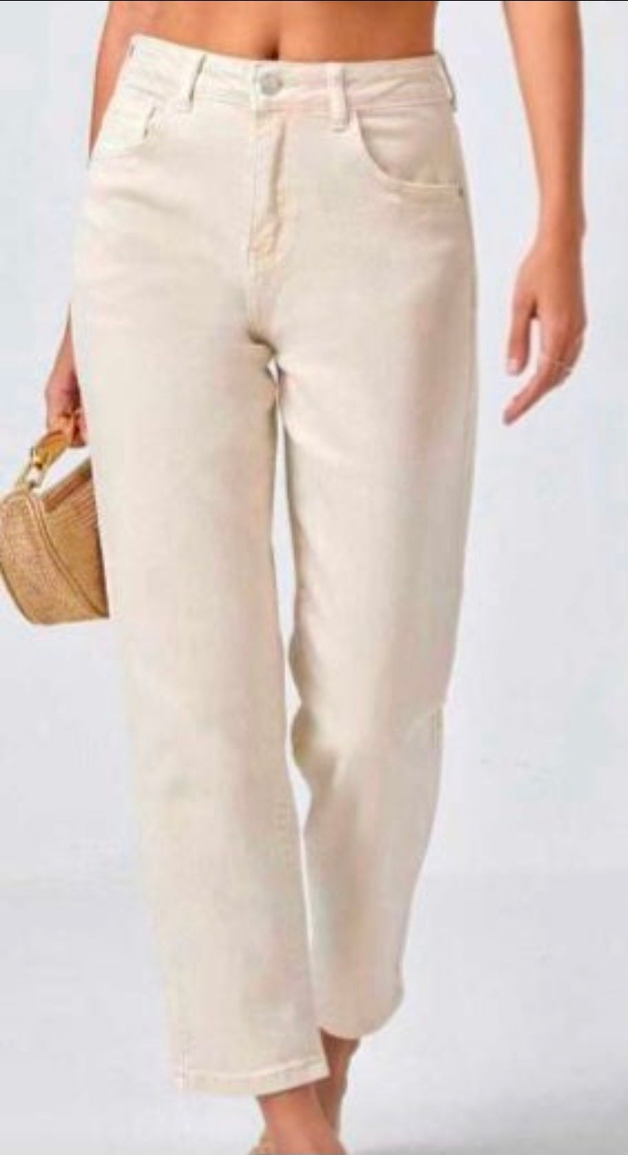 JEANS BEIGE PUSH UP