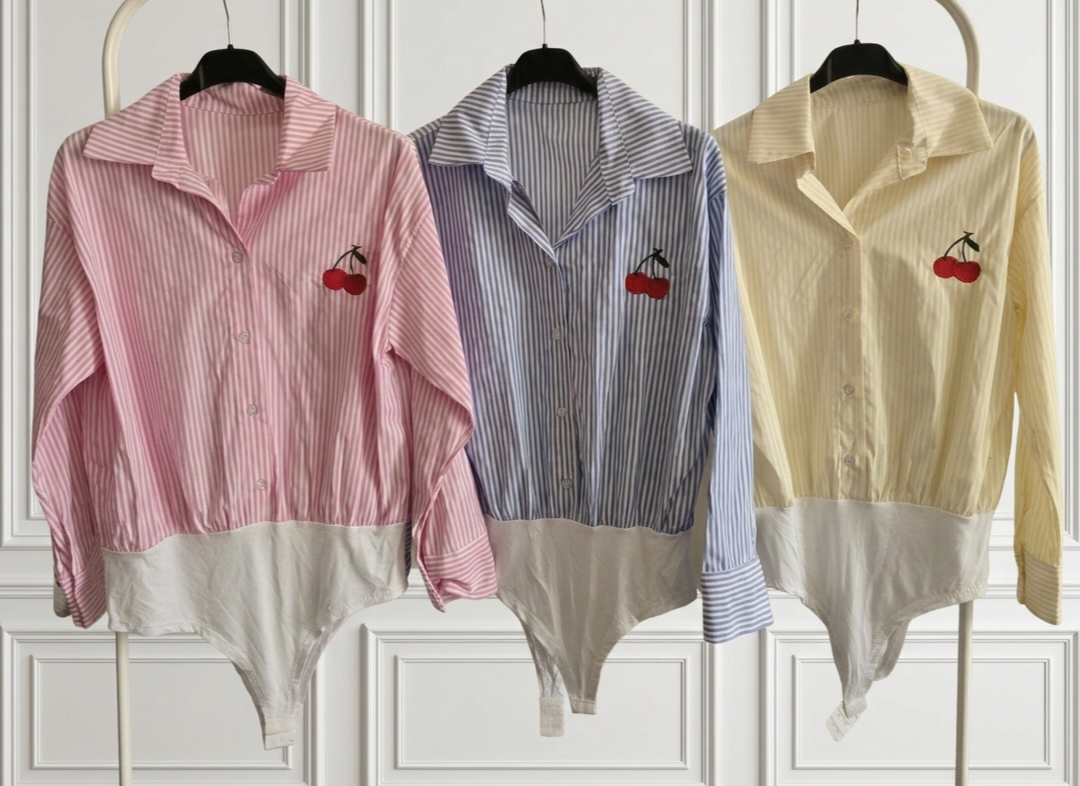 BODY CAMICIA CHERRY CILIEGIA