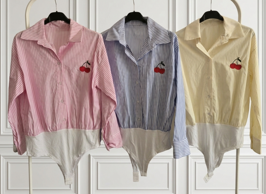 BODY CAMICIA CHERRY CILIEGIA