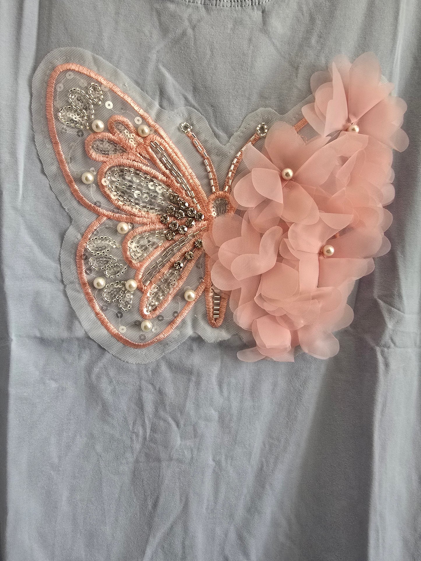 T-SHIRT BUTTERFLY 3D 3 COLORI