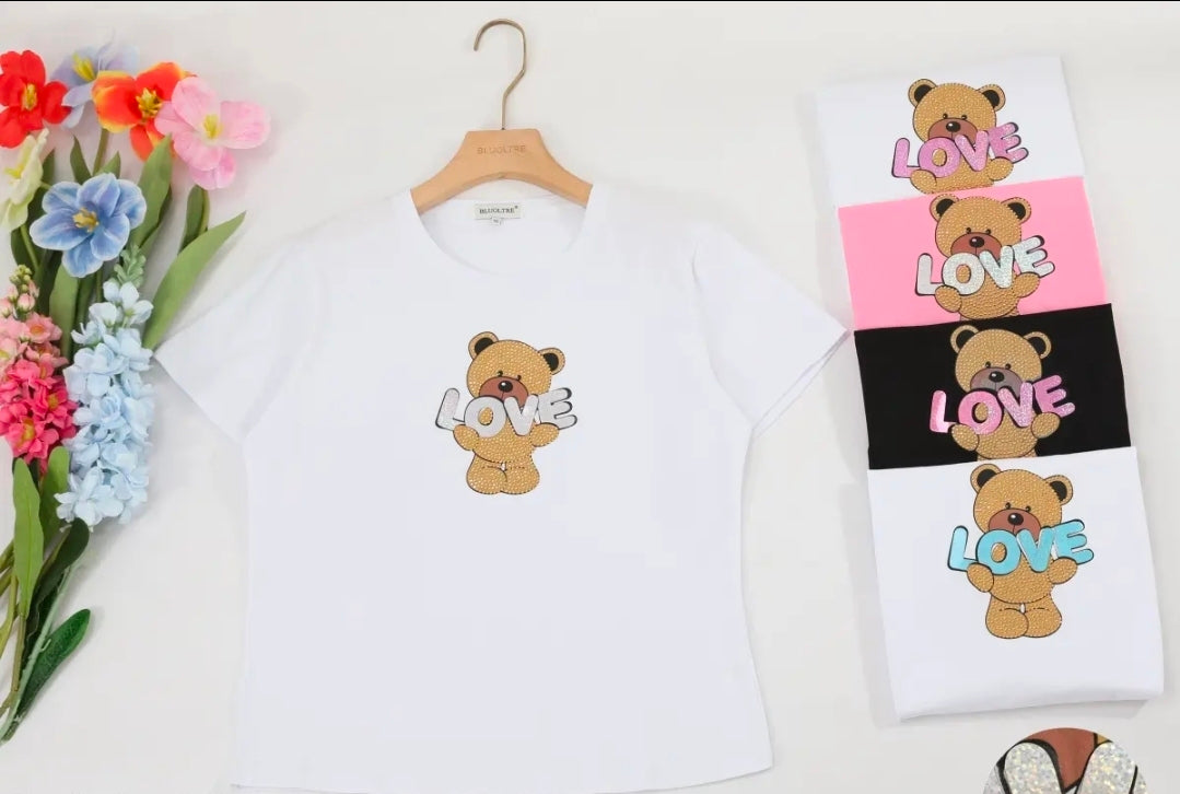 T-SHIRT TEDDY LOVE
