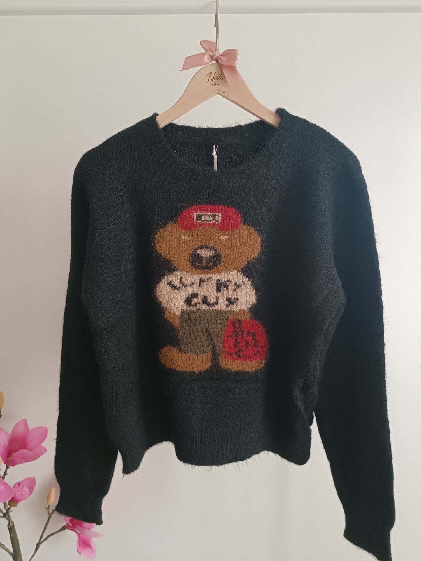 MAGLIONE TEDDY BERRETTO