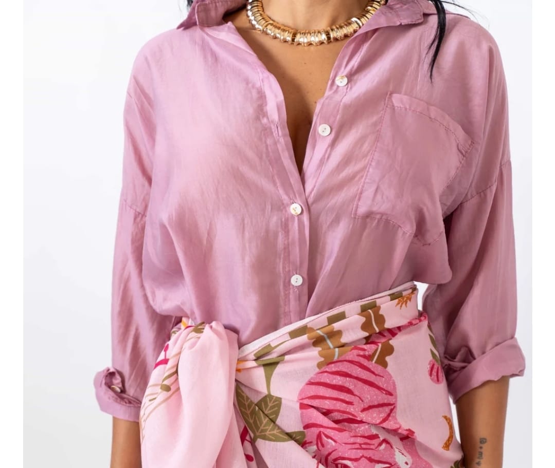 CAMICIA SEMIVELATA