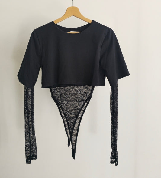 BODY PIZZO NERO MARRONE E BIANCO
