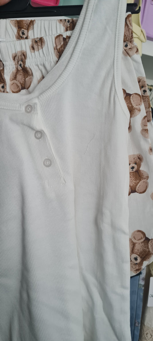 PIGIAMA TEDDY CANOTTA