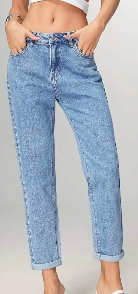 JEANS MOM FIT 2 COLORI