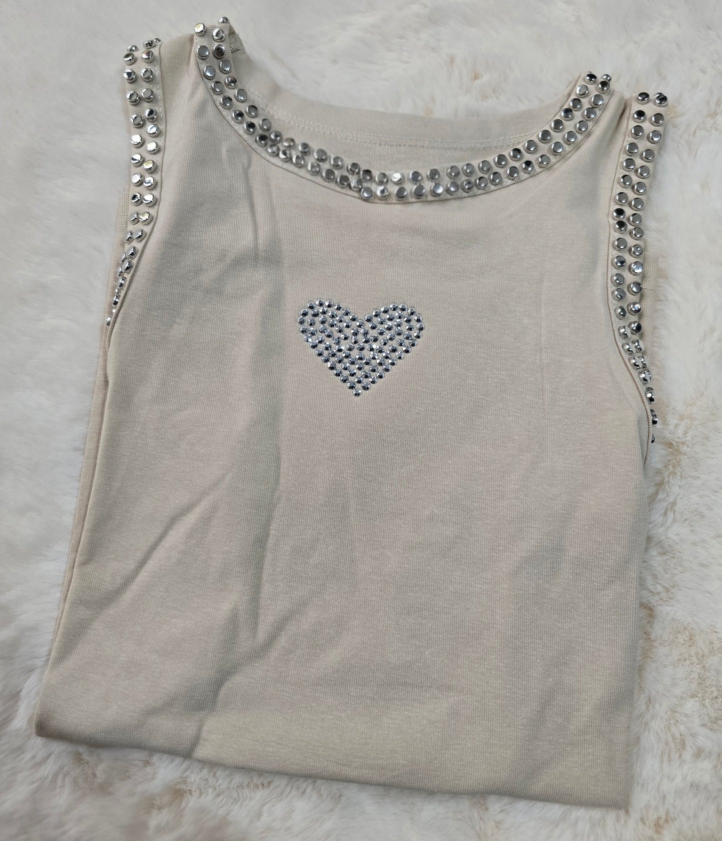 CANOTTA CUORE E STRASS