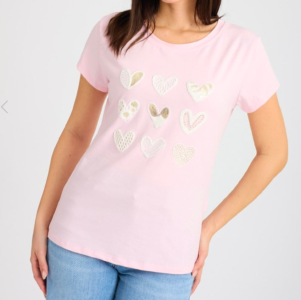 T-SHIRT MIX CUORICINI