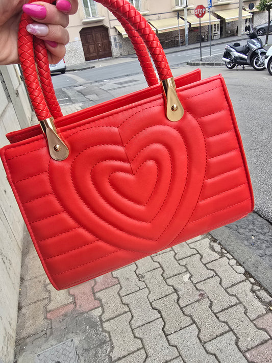 BORSA CUORE 5 COLORI