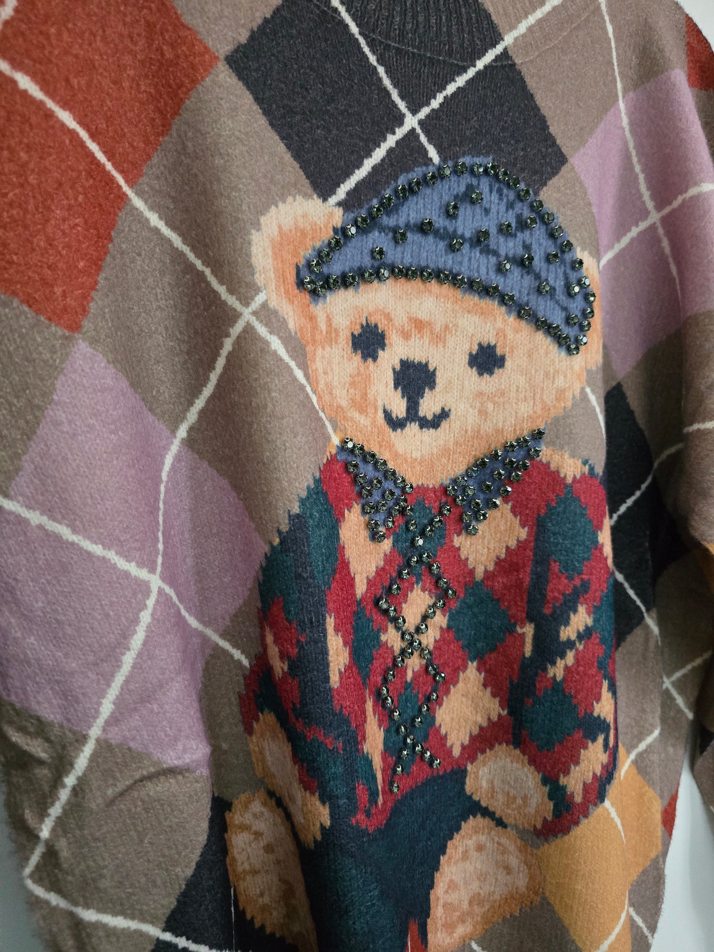 MAGLIONE TEDDY ROMBO