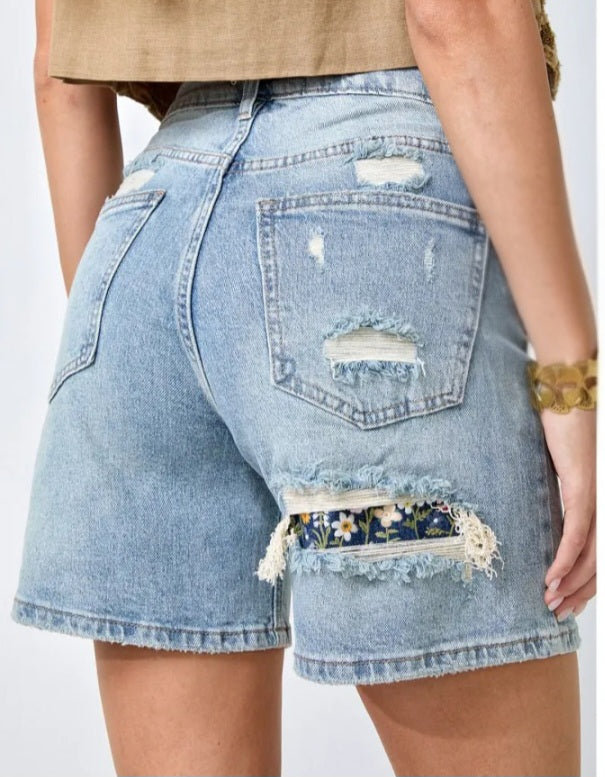 SHORTS BERMUDA STRAPPO FIORI