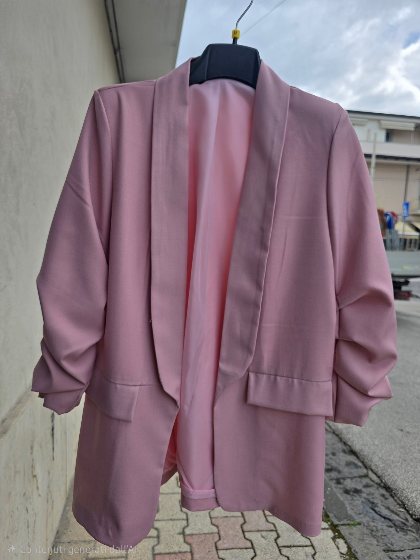 BLAZER MANICA ARRICCIATA 5 COLORI