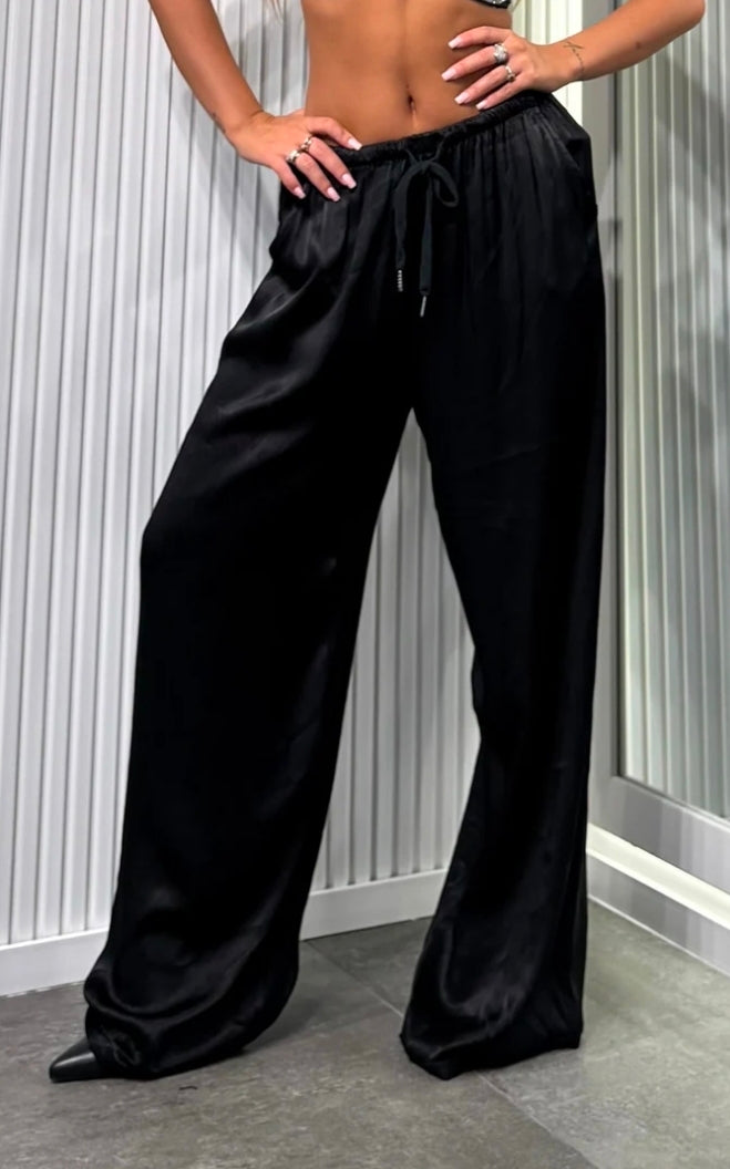 PANTALONI IN RASO SATEN