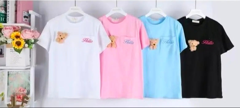 T-SHIRT HELLO TEDDY