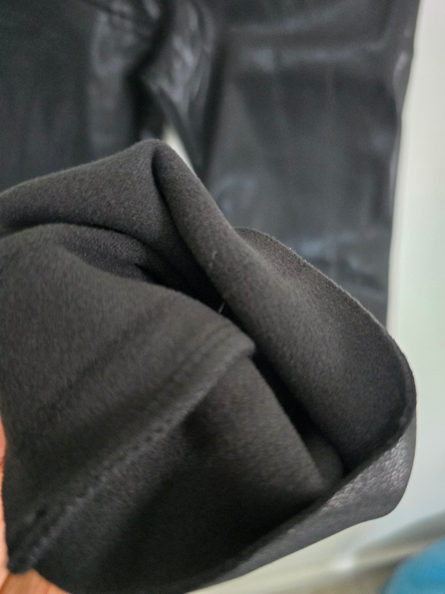 LEGGINGS LUCIDO E OPACO FELPATO