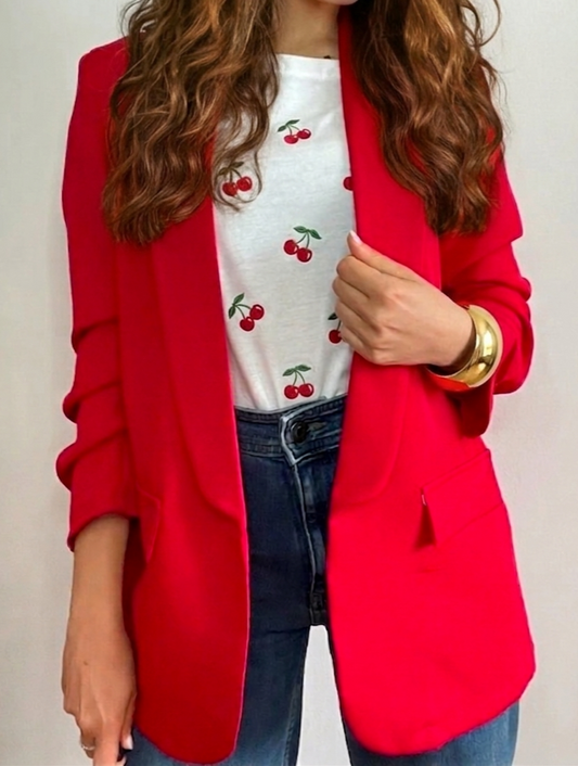 BLAZER MANICA ARRICCIATA 5 COLORI