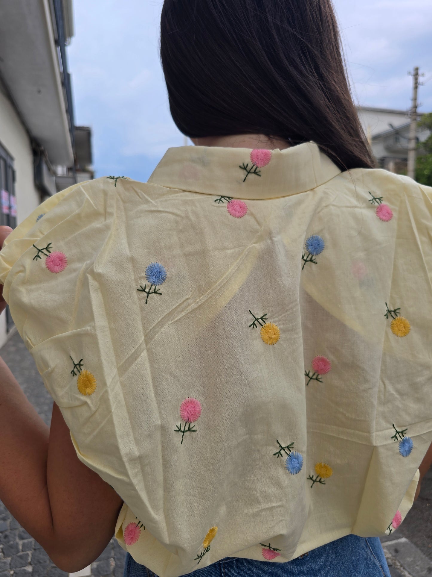 CAMICETTA FIORELLINI 100%cotone