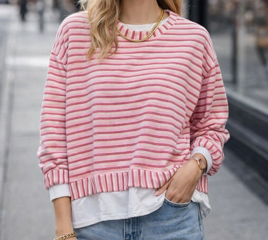 MAGLIA RIGHE COLORATE