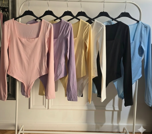 BODY MANICA LUNGA 6 COLORI