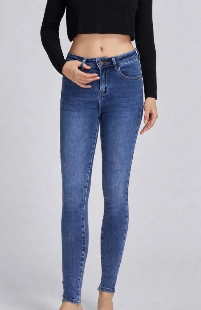 JEANS SKINNY DENIM PUSH UP
