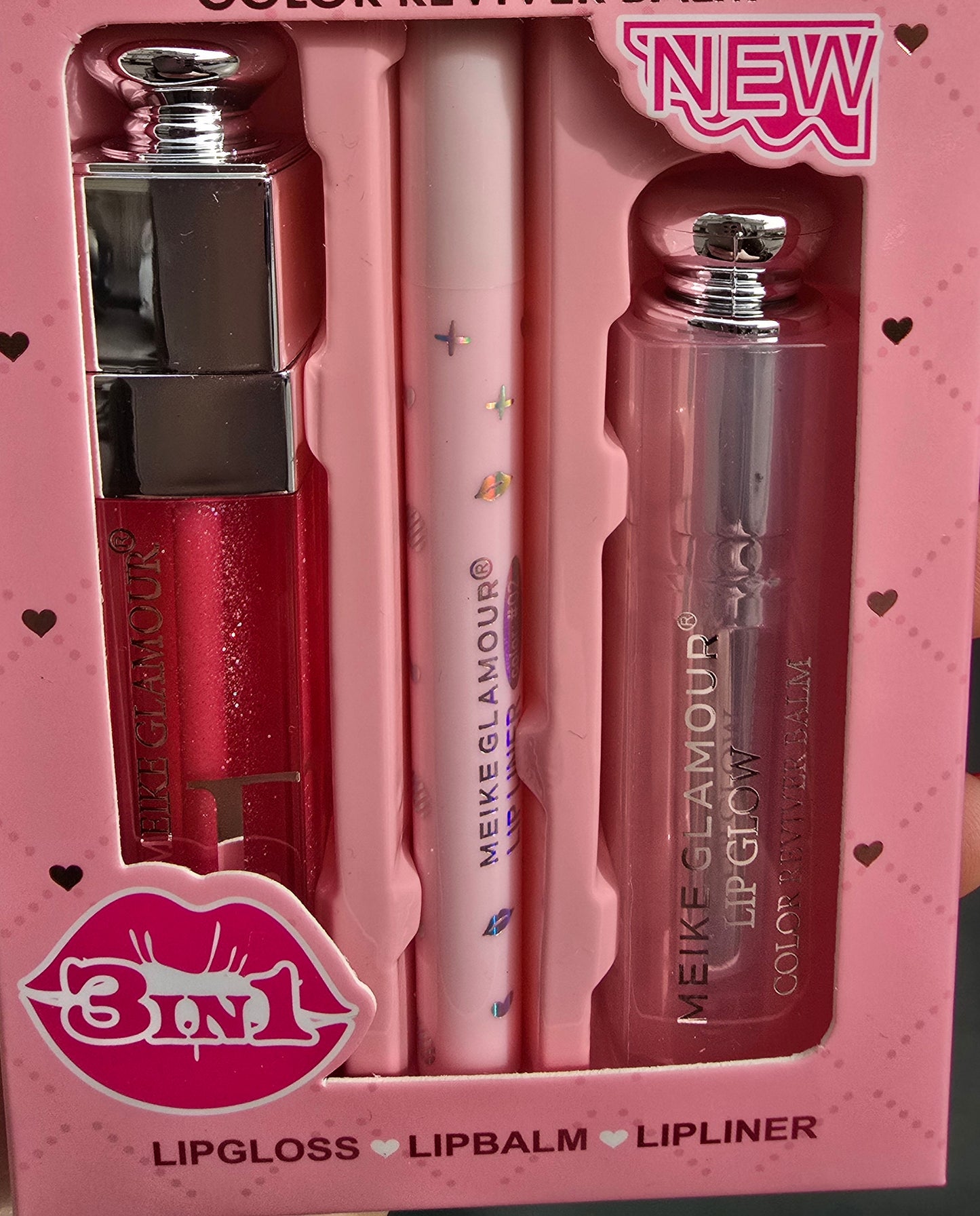 3 in 1 LIP GLOW - LIPGLOSS, LIPBALM, LIPLINER