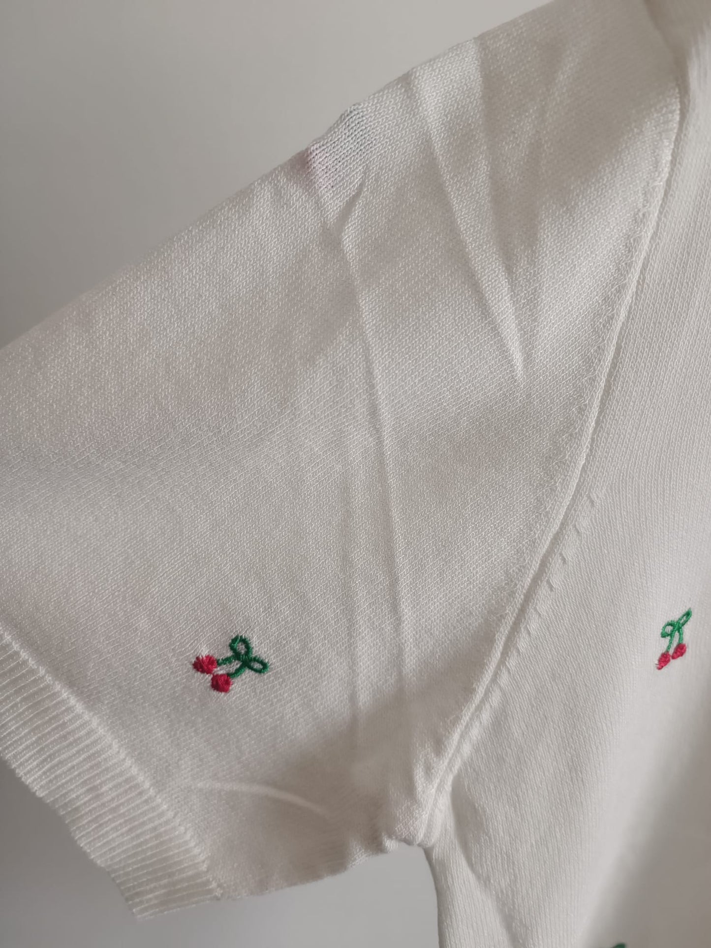 MAGLIA IN FILO CILIEGIA