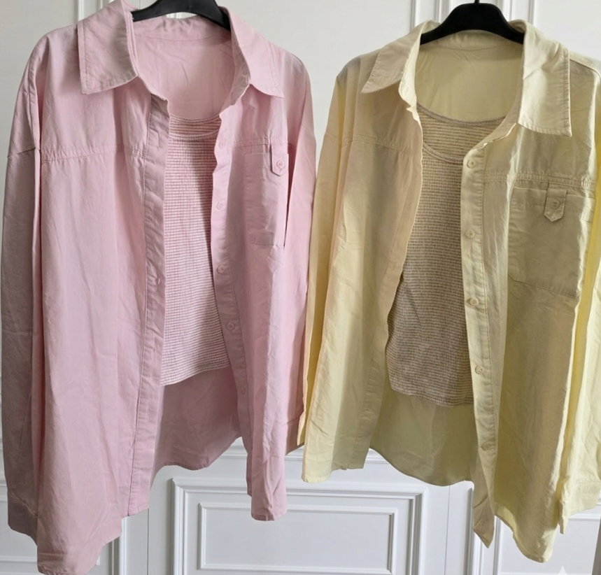 CAMICIA CON CANOTTA 2 IN 1