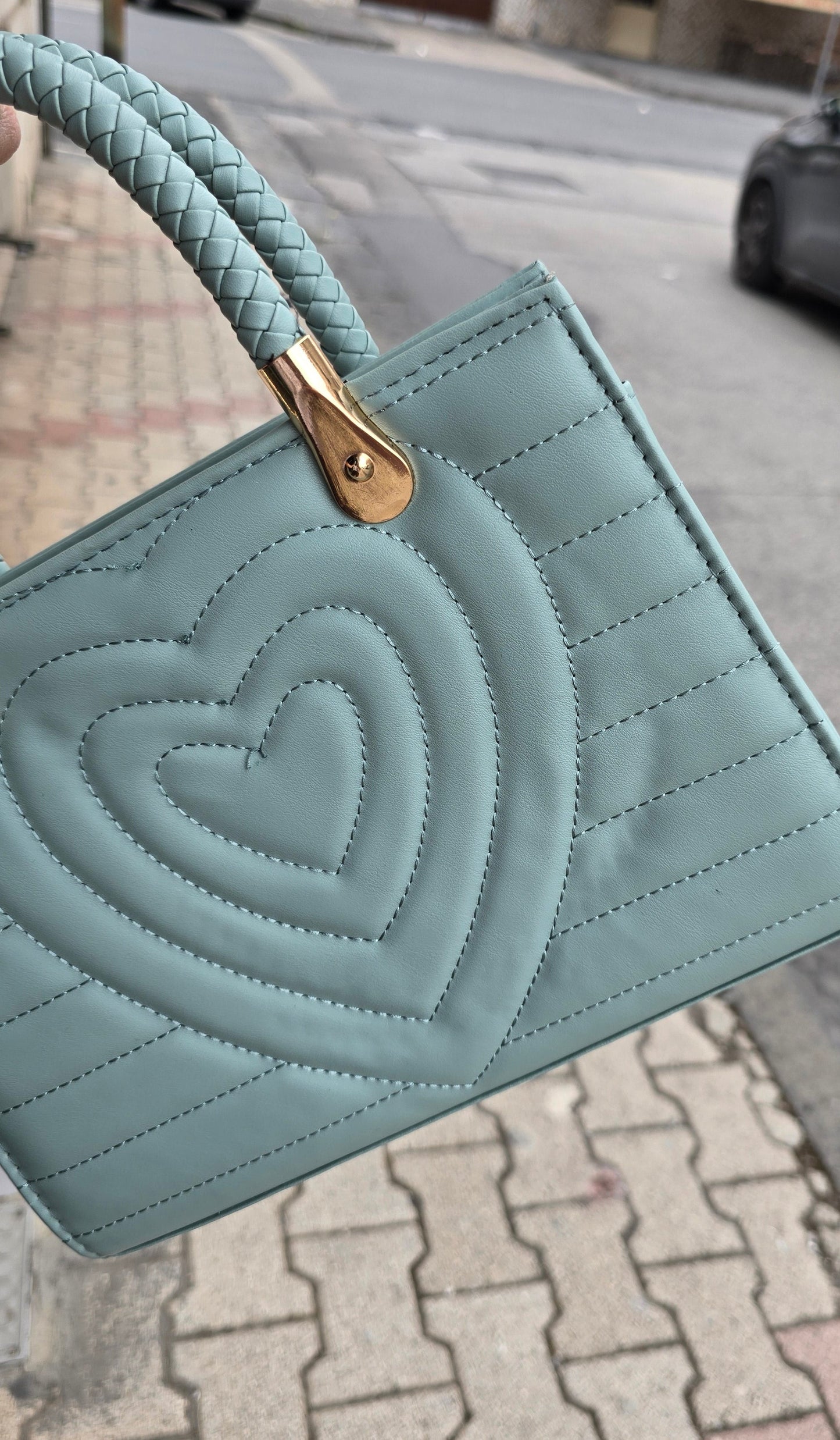 BORSA CUORE 5 COLORI