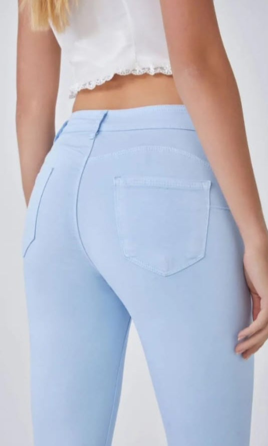 JEANS SKINNY COLORATI PUSH UP  - 6 COLORI dalla xs alla xxl