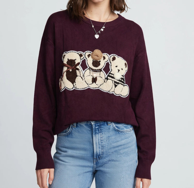 MAGLIONE TEDDY TRIS