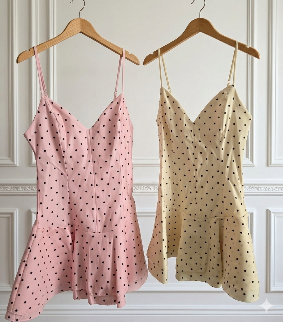 JUMPSUIT DRESS  CON POIS