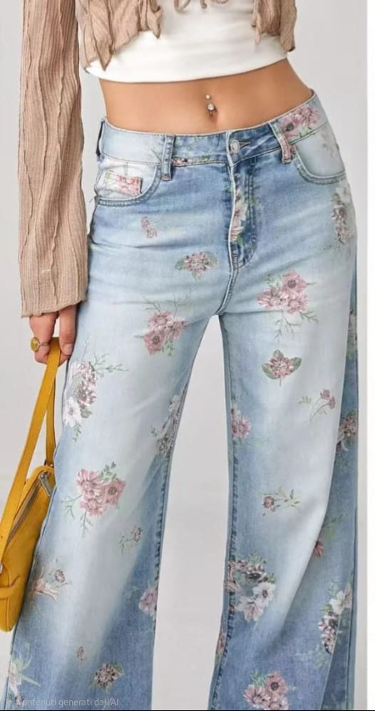 JEANS FLORAL CHIC SOFT