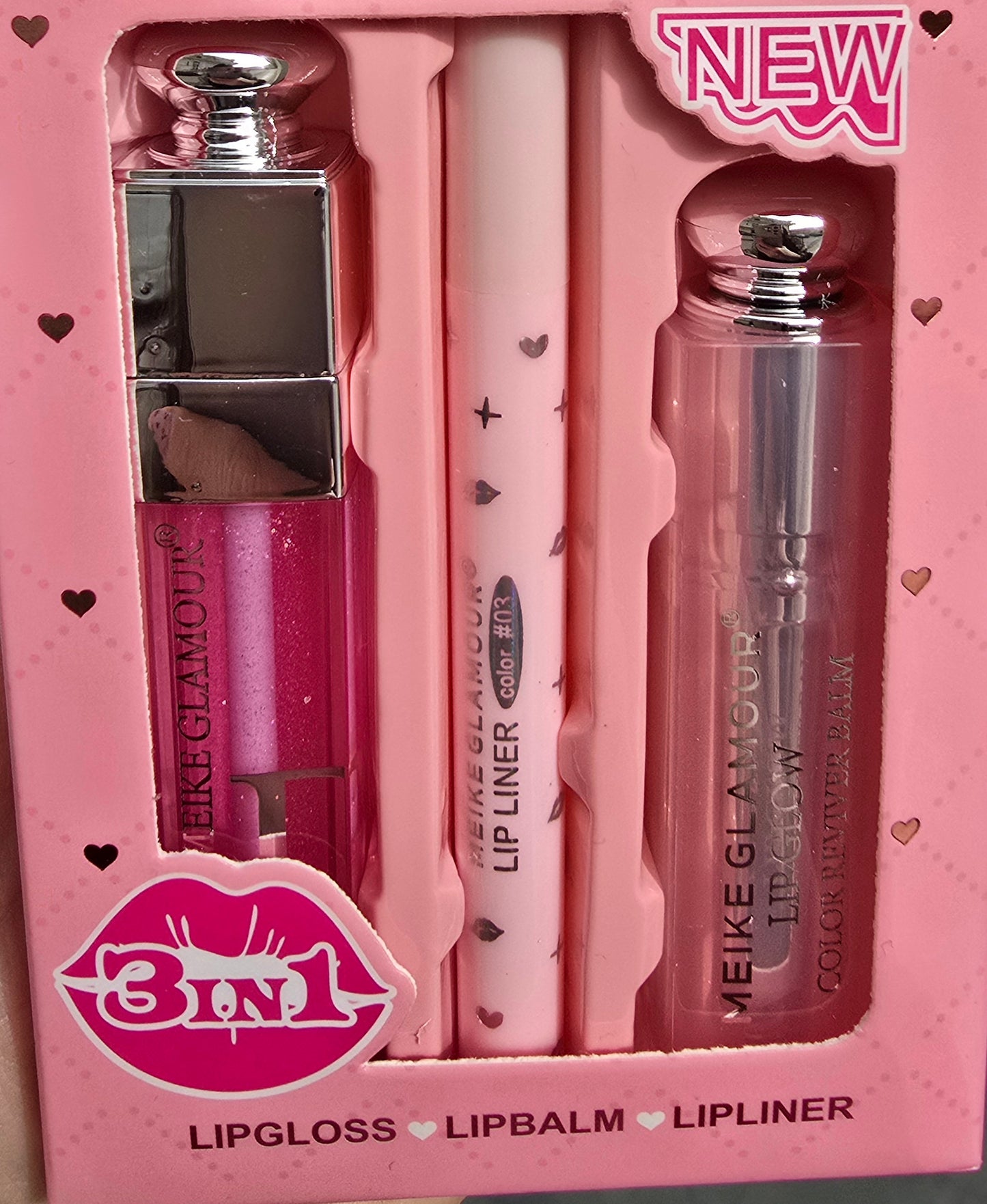 3 in 1 LIP GLOW - LIPGLOSS, LIPBALM, LIPLINER