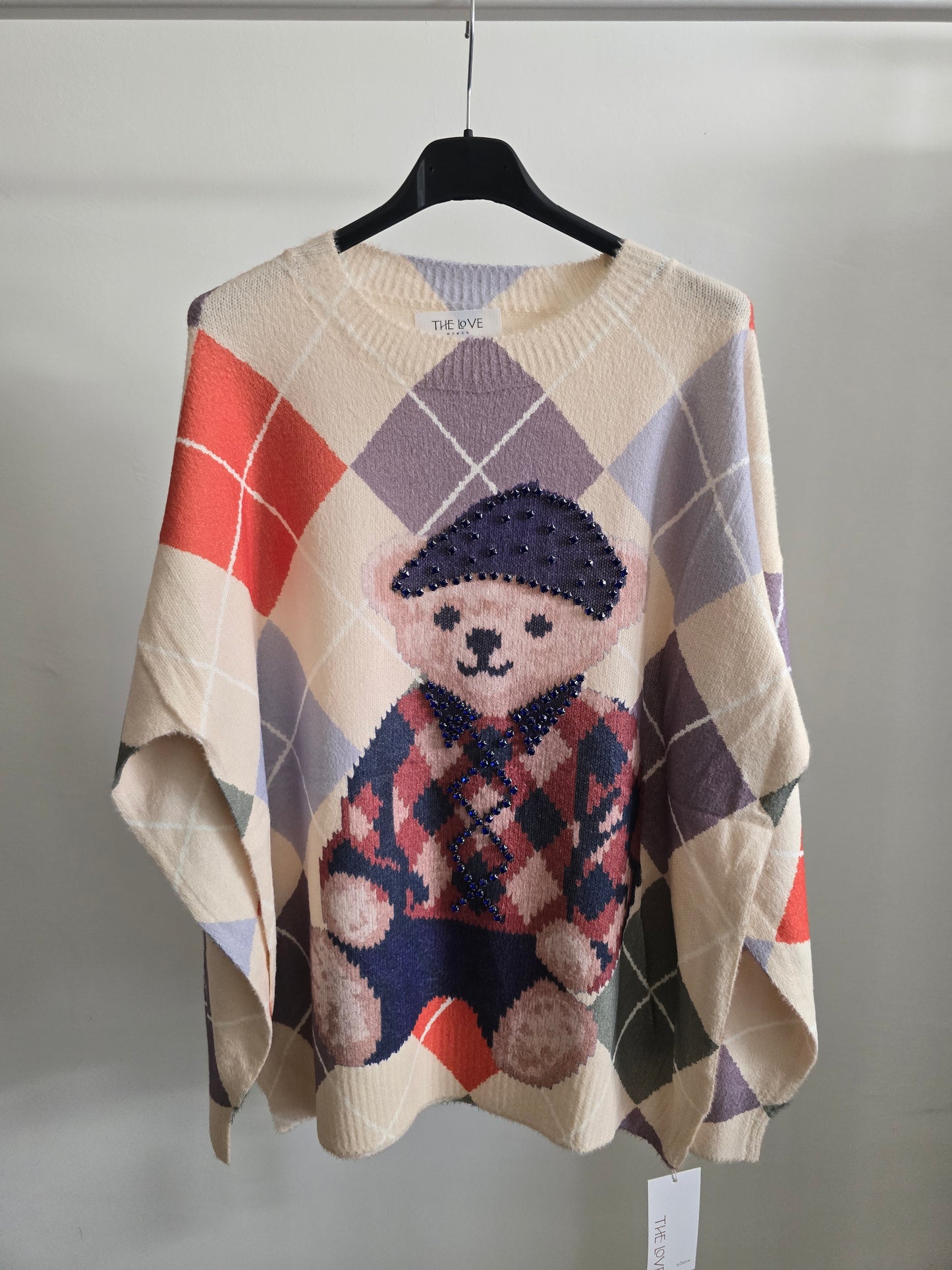MAGLIONE TEDDY ROMBO