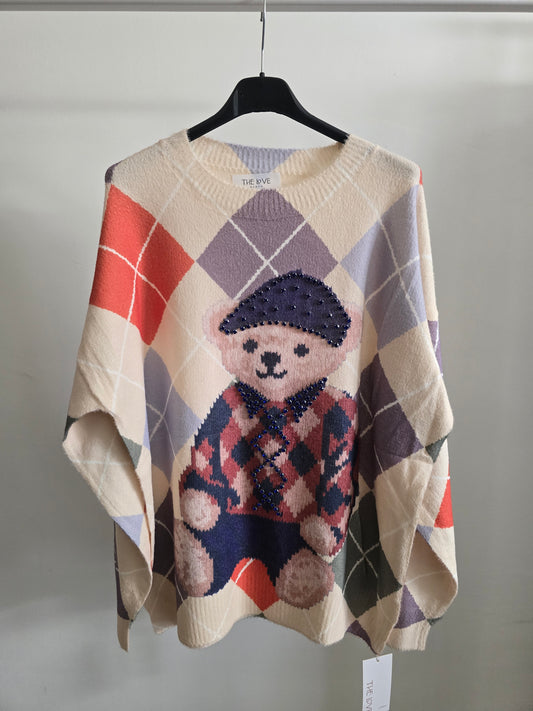 MAGLIONE TEDDY ROMBO