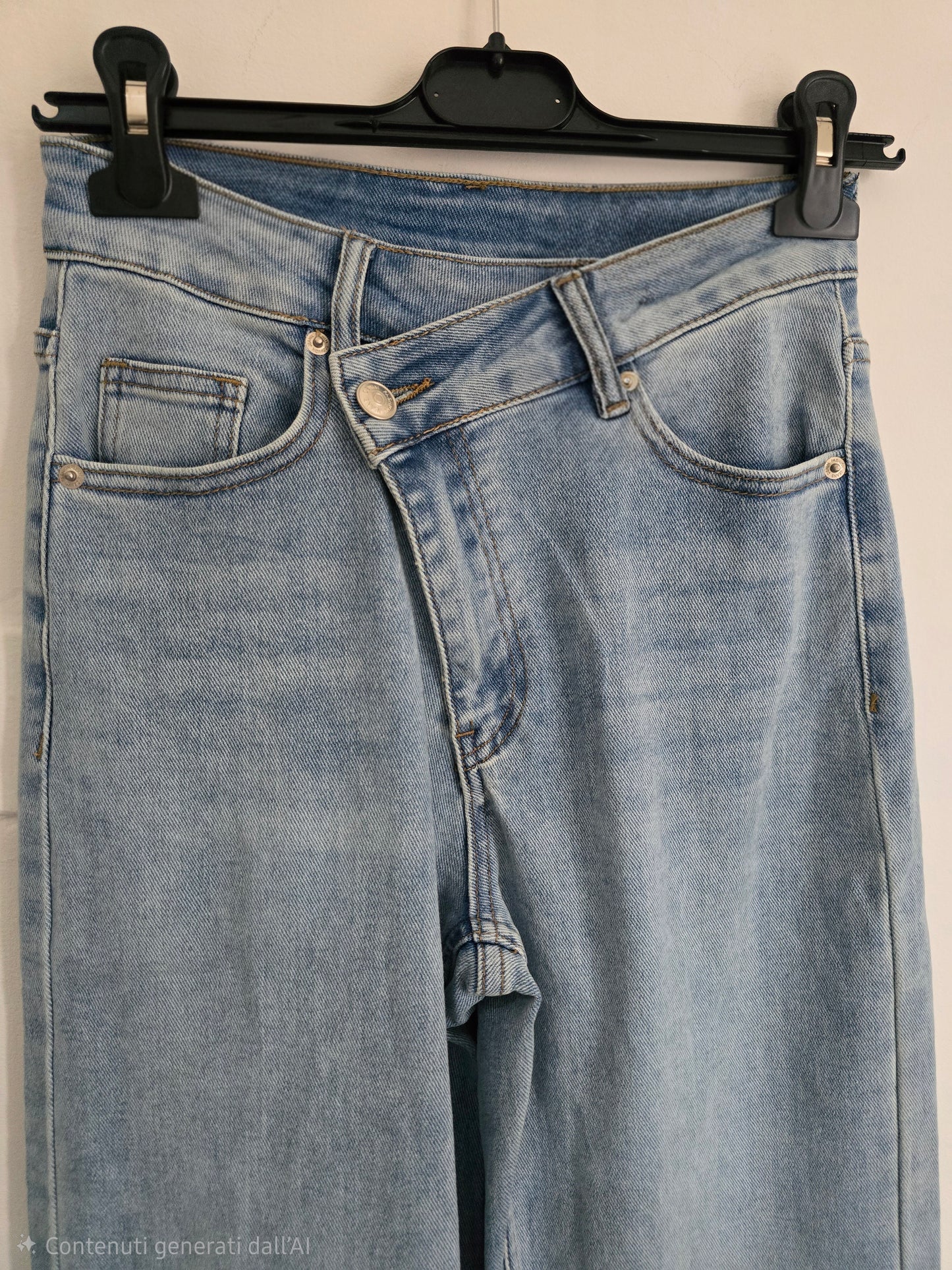 JEANS CHIUSURA INVERSA